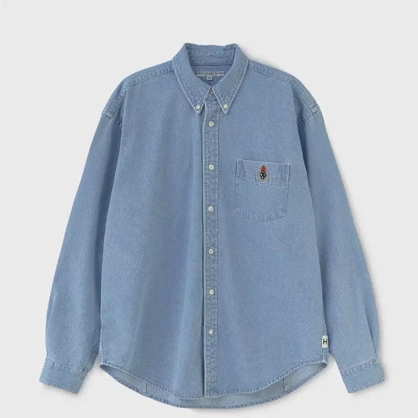 [BUNJANG] Heritagefloss Denim Shirt / [L]헤리티지플로스 데님셔츠