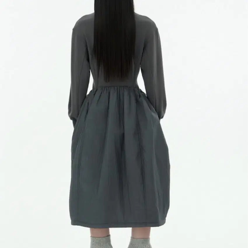 [BUNJANG] Amomento Sheer Padded Dress / 아모멘토 sheer padded dress