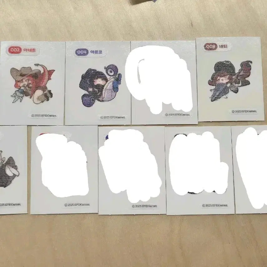 [BUNJANG] Trickal Ttibu-seal Stickers / 트릭컬 띠부씰