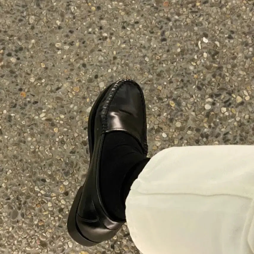 [BUNJANG] Bass Black Loafers Vibram Sole / bass 바스 블랙 로퍼