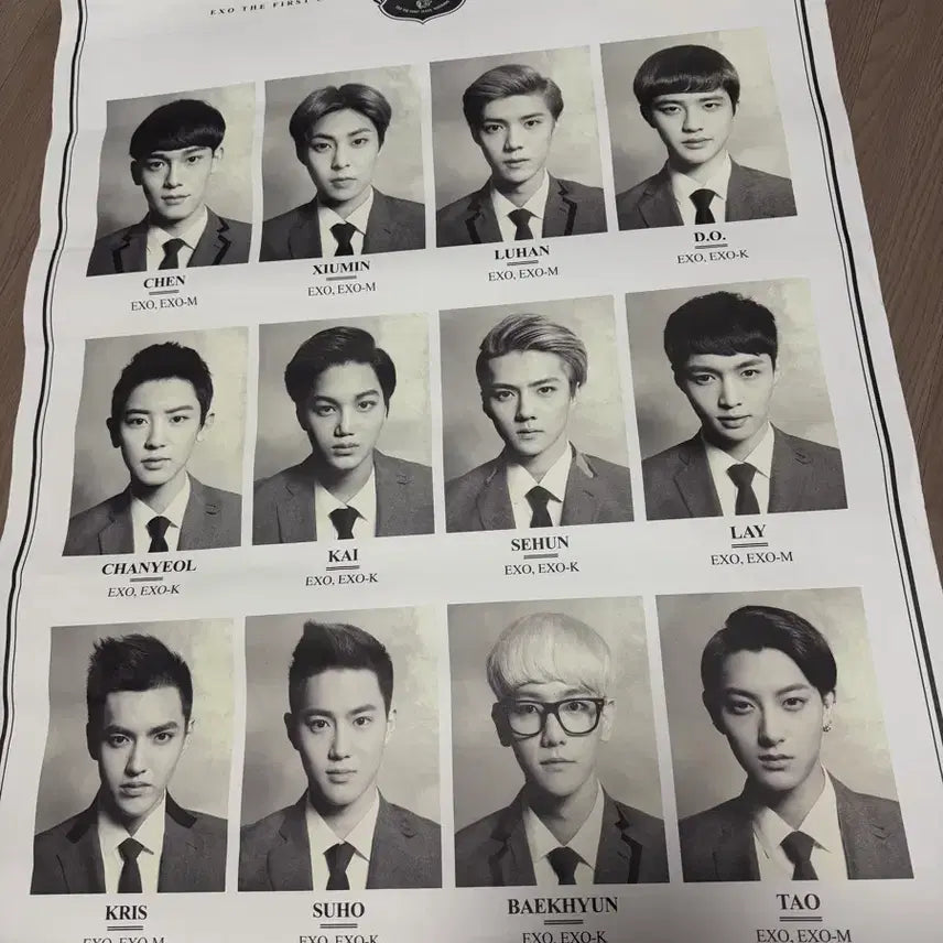 [BUNJANG] EXO Wolf and Beauty Growl Poster / 엑소 늑대와미녀 늑미 으르렁 포스터