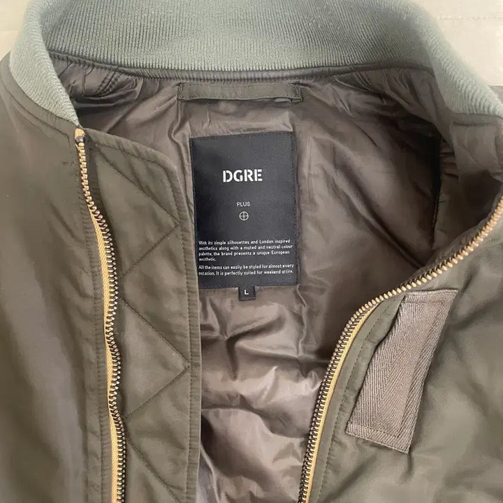 [BUNJANG] Dgre MA-1 Jacket Large / 디그레 MA-1 라지