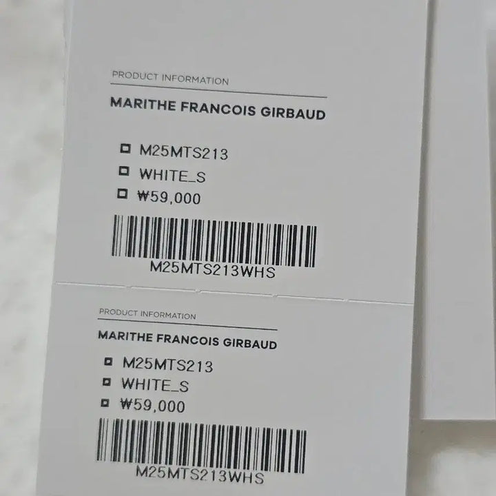 [BUNJANG] Marithe Francois Girbaud Small Logo T-Shirt / 새상품) 마리떼 스몰 로고 티 판매합니다 s