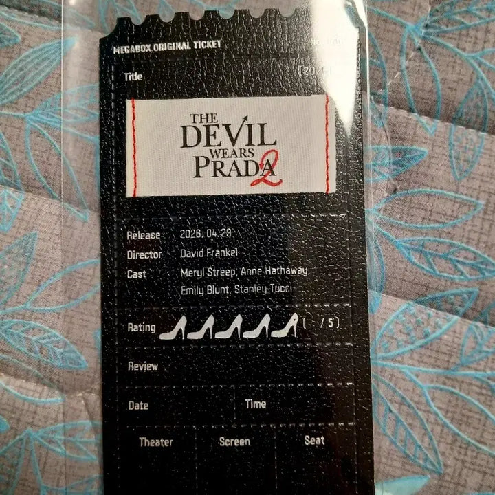 [BUNJANG] The Devil Wears Prada Original Ticket / 악마는 프라다를 입는다 특전 오티 오리지널 티켓