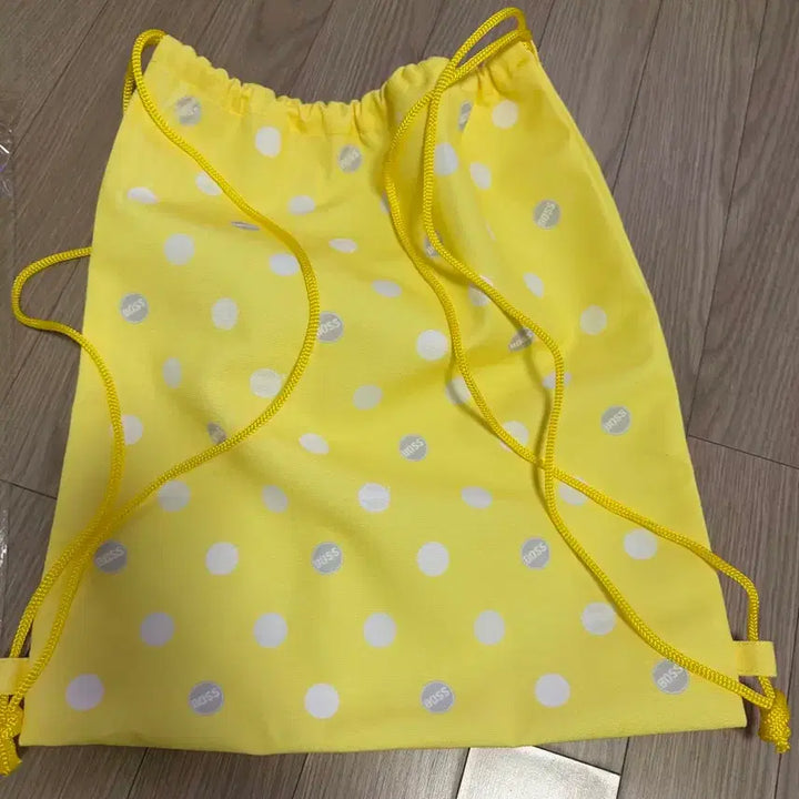 [BUNJANG] Boss Rise Shanghai Drawstring Bag with Doll Hanger Backpack / 단순개봉)상하이 보스라이즈 굿즈가방 짐색 인형걸이 백팩