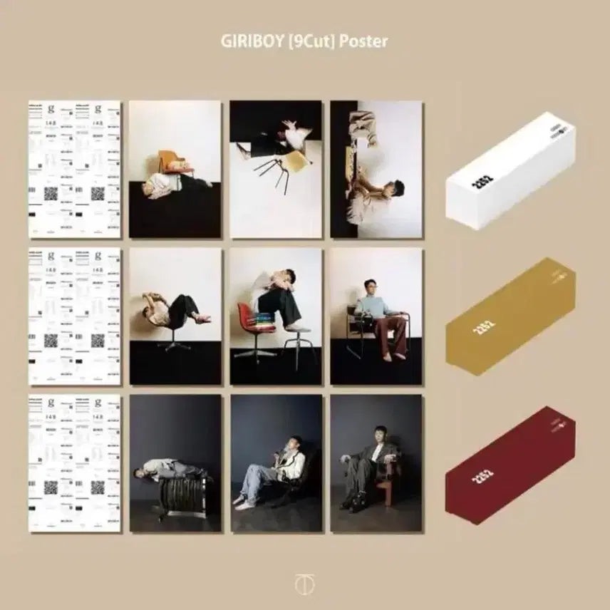 [BUNJANG] Giriboy Poster 3 Type Set / 기리보이 포스터 3종 세트
