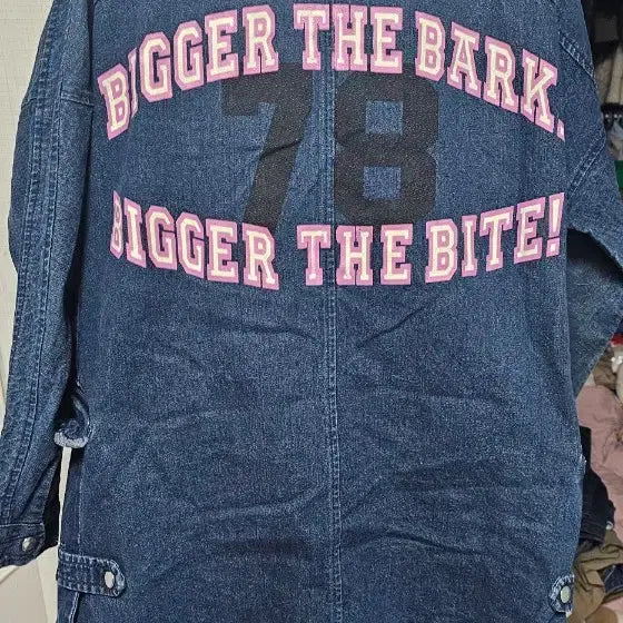 [BUNJANG] Patch Detail Denim Long Jacket / 패치 데님 롱 자켓 점퍼