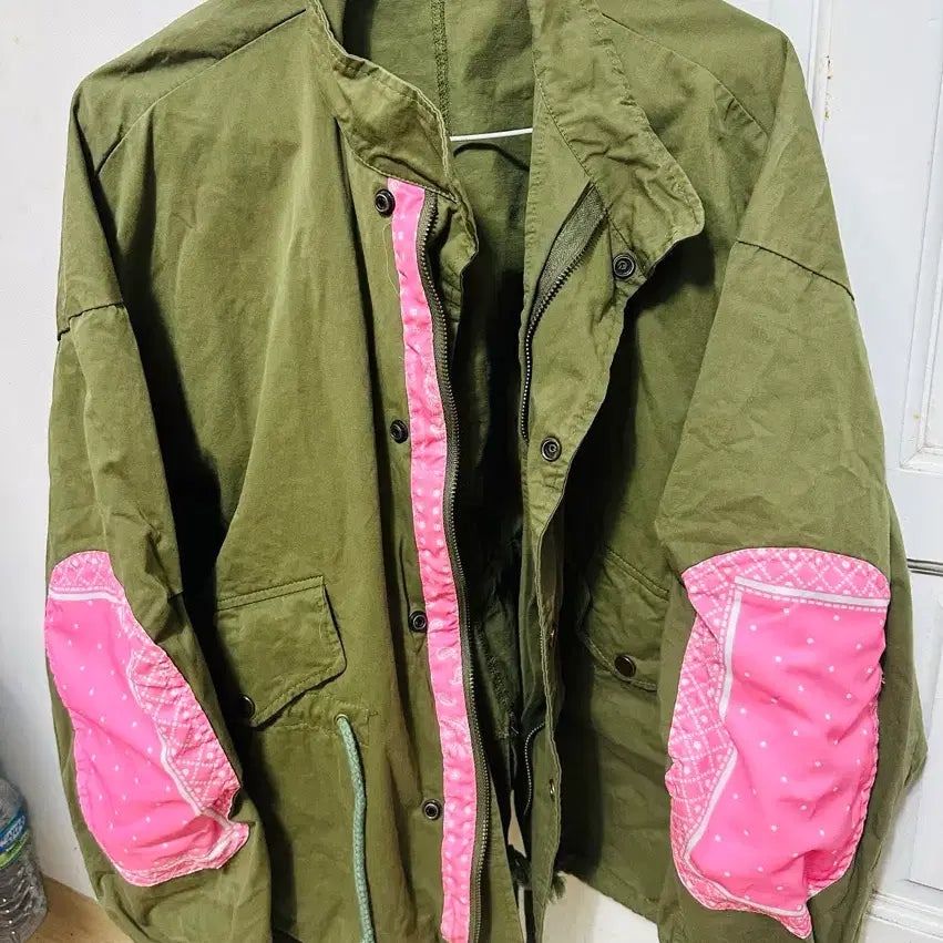 [BUNJANG] Khaki Field Jacket (One Size) / 카키색 야상 자켓 (프리사이즈)