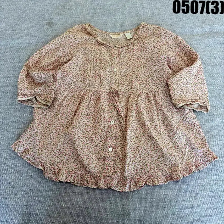 [BUNJANG] Vintage Flower Pattern Blouse / 빈티지 플라워 패턴 블라우스 0507