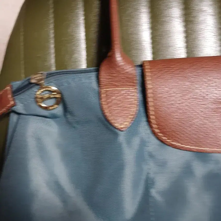 [BUNJANG] Longchamp Blue Tote Bag Shoulder Bag / 롱샴 토트백 블루 숄더백 여성 가방