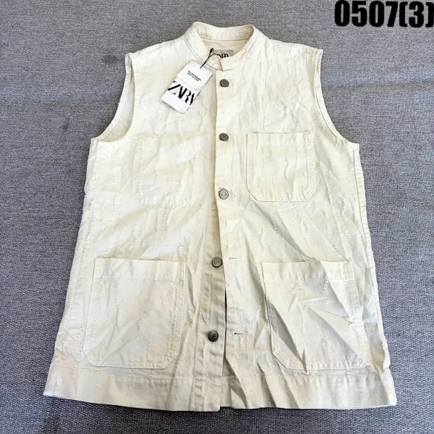 [BUNJANG] Zara Ivory Vest Size M / 자라 아이보리색 조끼 새상품 M 0507