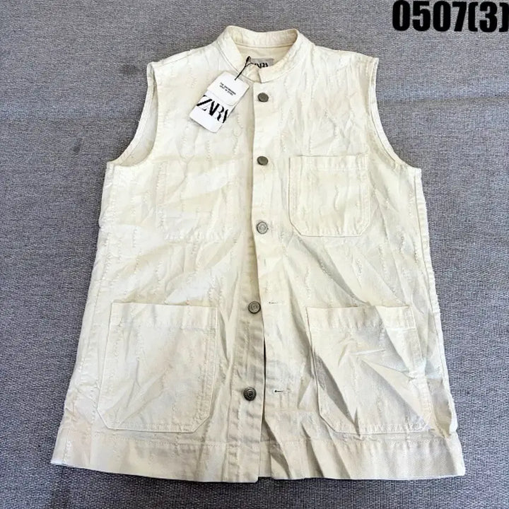 [BUNJANG] Zara Ivory Vest Size M / 자라 아이보리색 조끼 새상품 M 0507