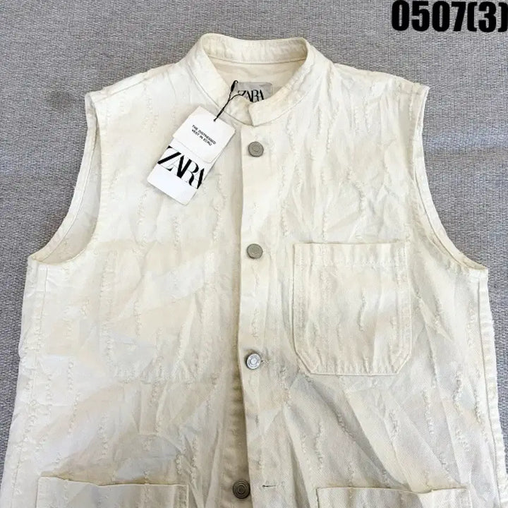 [BUNJANG] Zara Ivory Vest Size M / 자라 아이보리색 조끼 새상품 M 0507