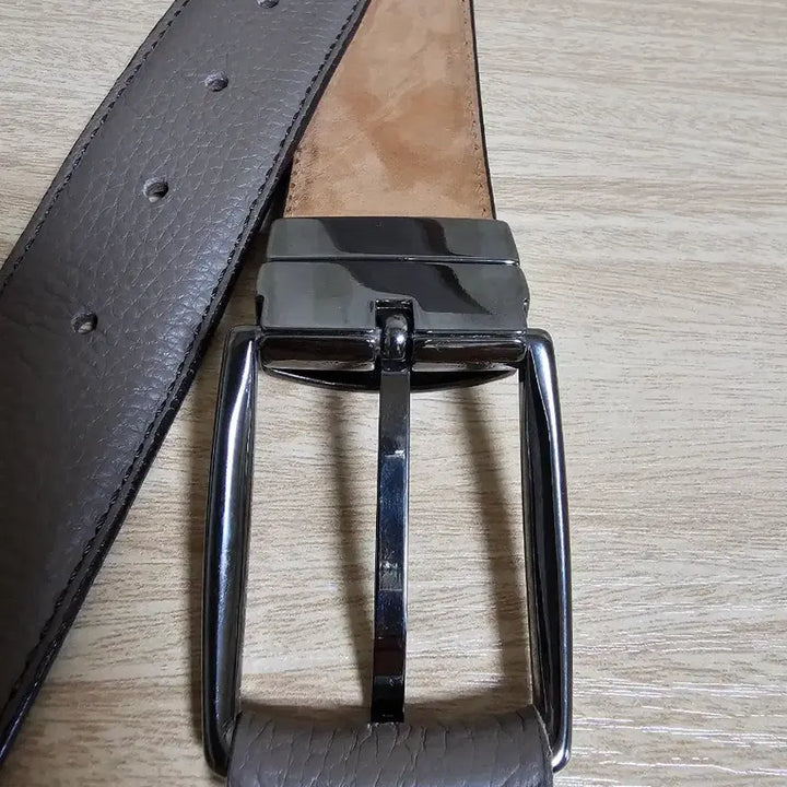 [BUNJANG] AIZEA Leather Belt Beige / 맨온더분 벨트 레더 FREE
