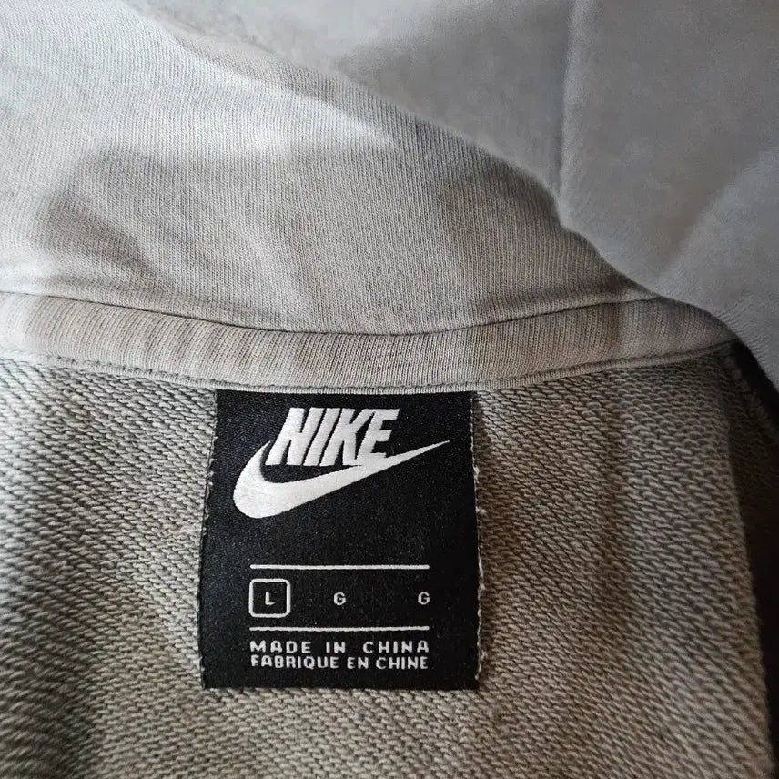 [BUNJANG] Nike Swoosh Hoodie Grey / 나이키 스우시 후드티 그레이