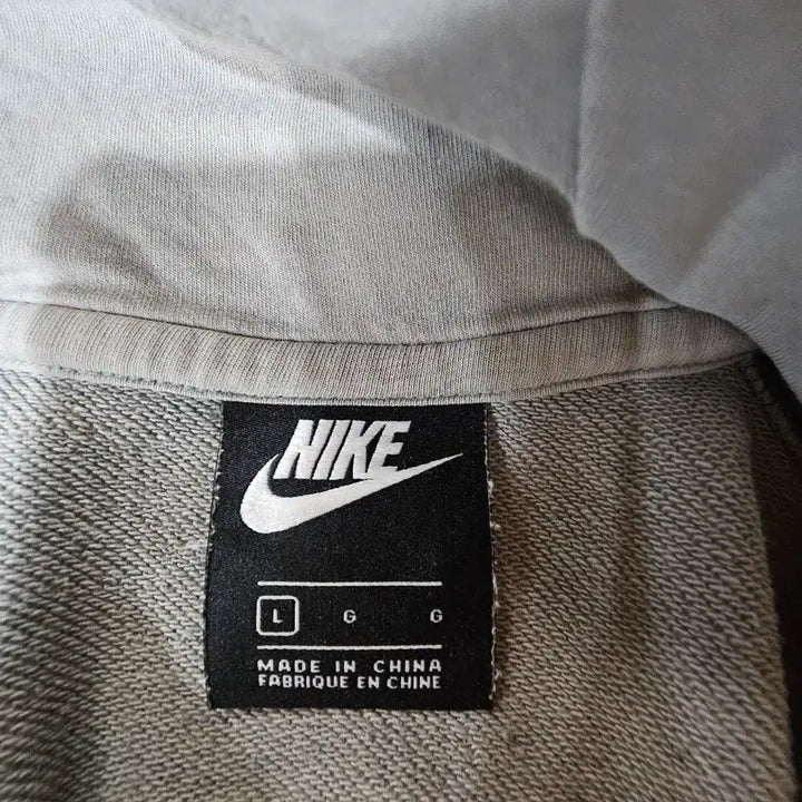 [BUNJANG] Nike Swoosh Hoodie Grey / 나이키 스우시 후드티 그레이