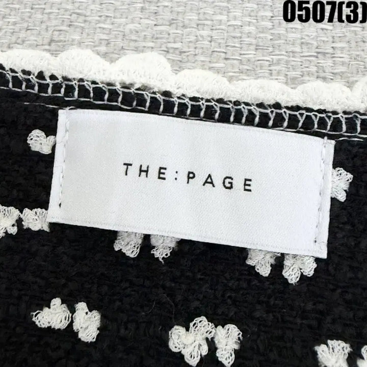 [BUNJANG] Black and White Pattern Knit Cardigan / 블랙 앤 화이트 패턴 니트 가디건 0507