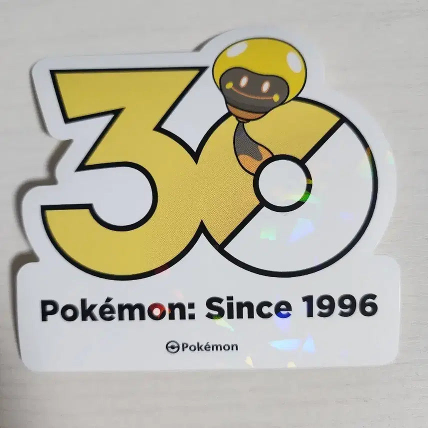 [BUNJANG] Pokemon 30th Anniversary Binnadu Sticker / 포켓몬 30주년 빈나두 스티커
