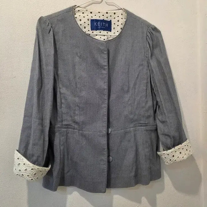 [BUNJANG] KEITH Punching Blouson Jacket / KEITH 펀칭 블루종 자켓