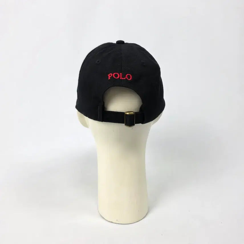 [BUNJANG] Black Embroidered Red Logo Ball Cap / 블랙 자수레드로고 볼캡 모자 free. 0325