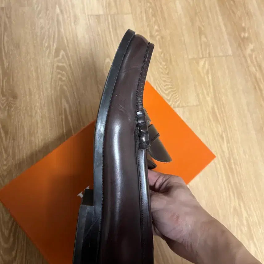 [BUNJANG] Haruta 906 Brown Loafers / [풀박] 하루타 906 브라운