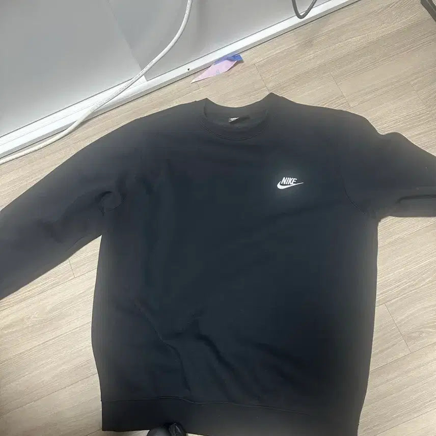 [BUNJANG] Nike Black Sweatshirt L Size / 나이키 블랙 맨투맨 l사이즈