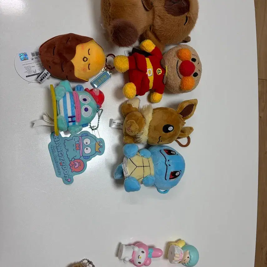 [BUNJANG] Assorted Character Keyring Dolls / 포켓몬 키링 인형, 캐릭터 인형 키링 모음