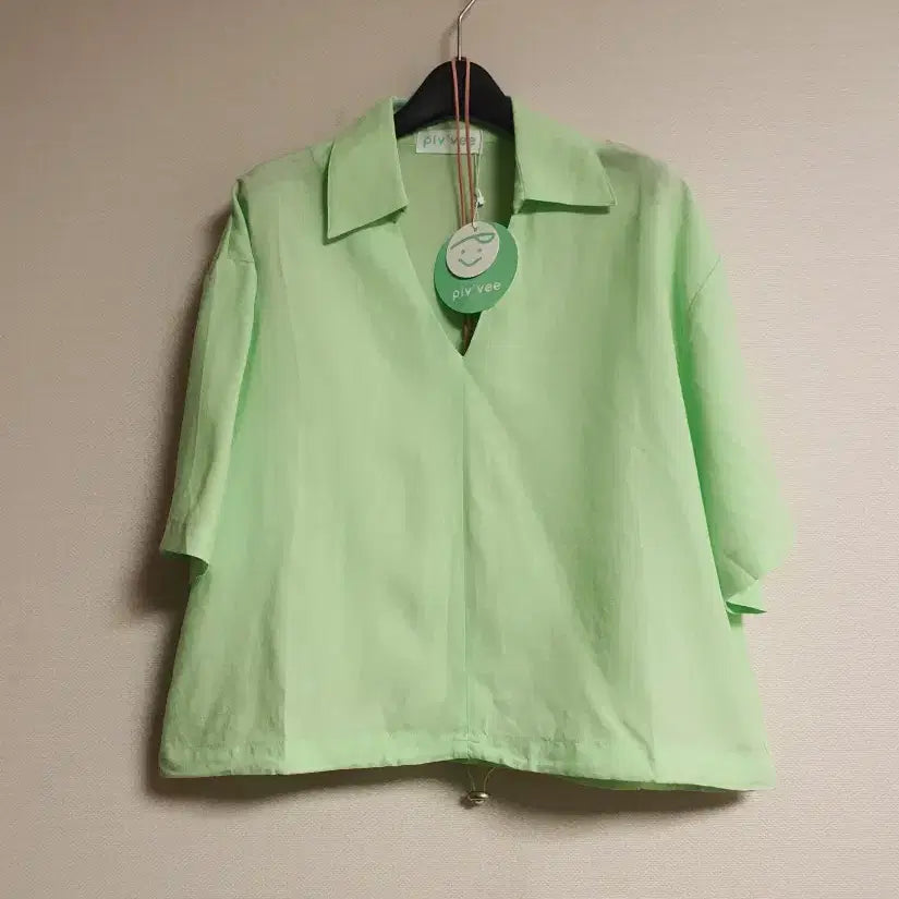 [BUNJANG] PIVEE Linen Top + Shorts Set Light Green / 피브비 골프 PIVVEE 라이트그린 린넨 탑 + 쇼츠 프리 새상품