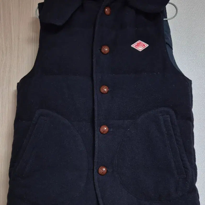 [BUNJANG] DANTON Wool Blend Padded Vest Size 40 / [DANTON] 단톤 울 모사 패딩 베스트 40