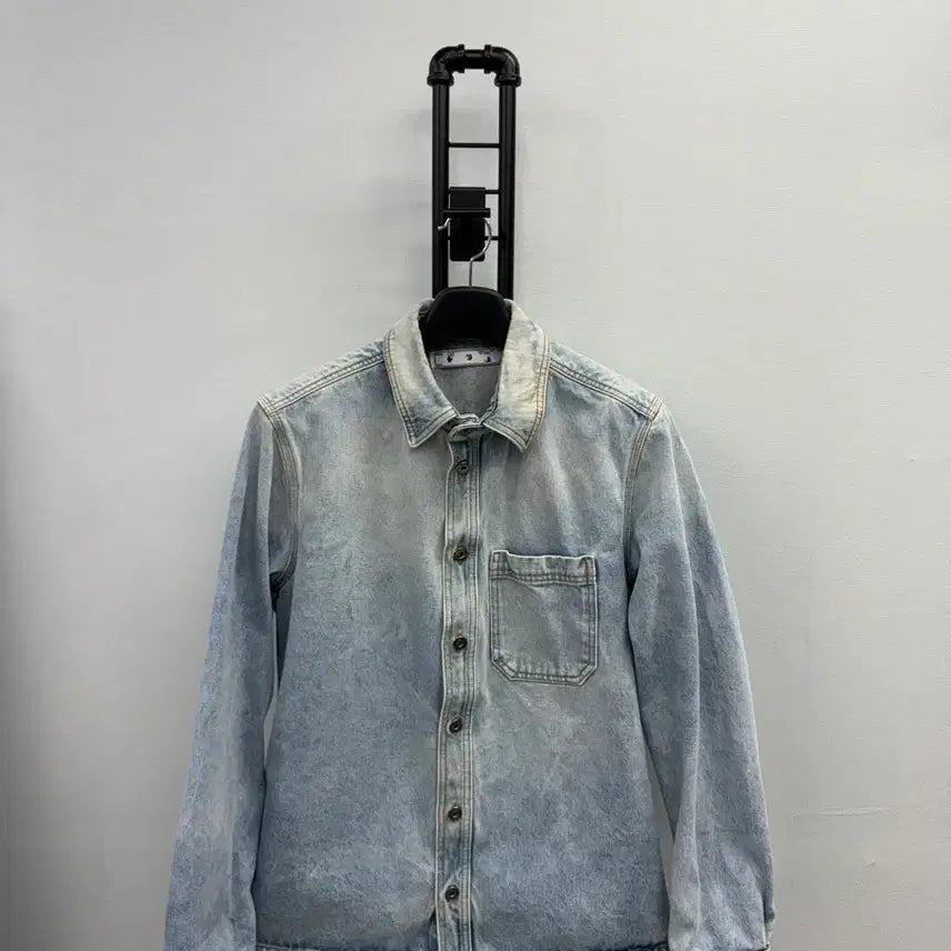 [BUNJANG] Off-White Denim Jacket (L) / [세븐럭셔리샵] (L) 오프화이트 데님 자켓
