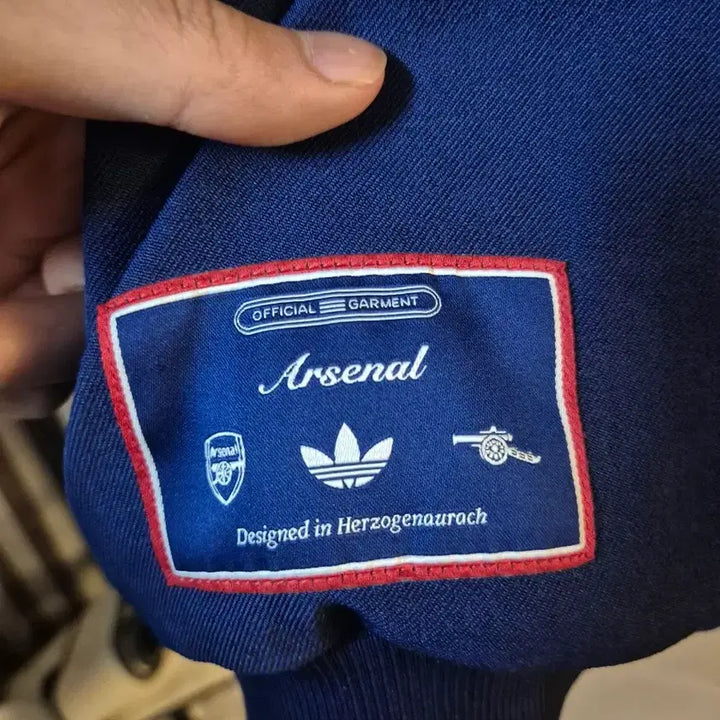 [BUNJANG] Arsenal Navy Track Top L / 아스날 네이비 트랙탑