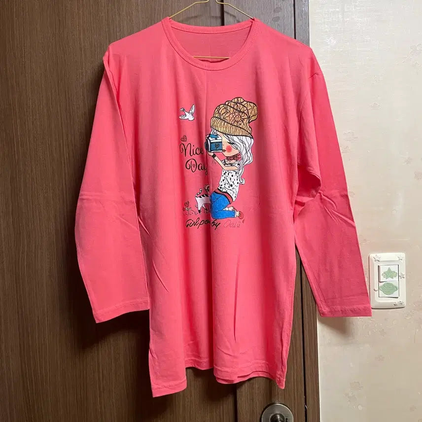 [BUNJANG] Character Printing Long Sleeve T-Shirt / 캐릭터 프린팅 긴팔 티셔츠 긴팔티