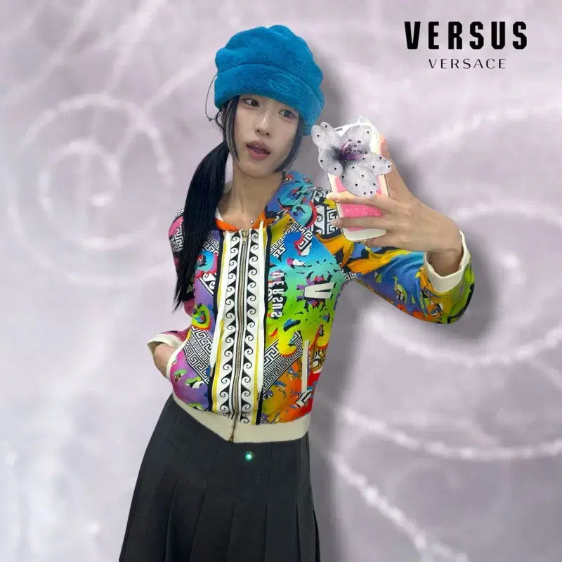 [BUNJANG] Versus Versace Printing Hooded Zip-Up / 베르수스 베르사체 프린팅 후드집업