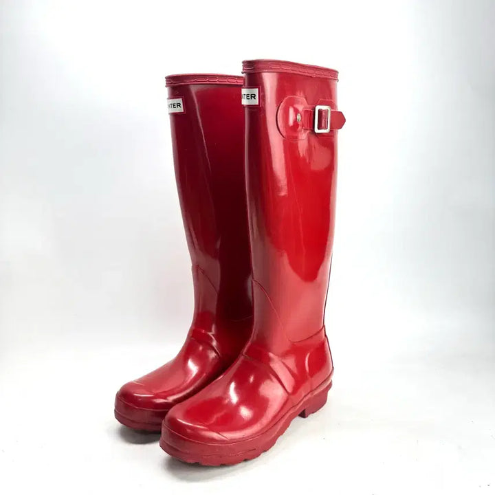 [BUNJANG] Hunter Original Gloss Tall Rain Boots Red 220mm / 220) Hunter 헌터 오리지널 글로스 톨 레인부츠