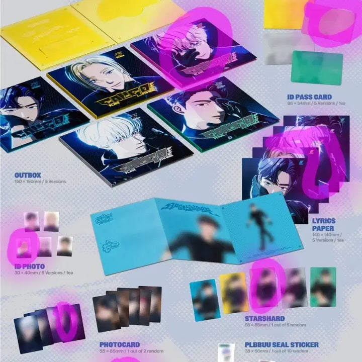 [BUNJANG] P ALBUM Bambi Set / 플레이브 칼리고파트투 아이디앨범 밤비세트