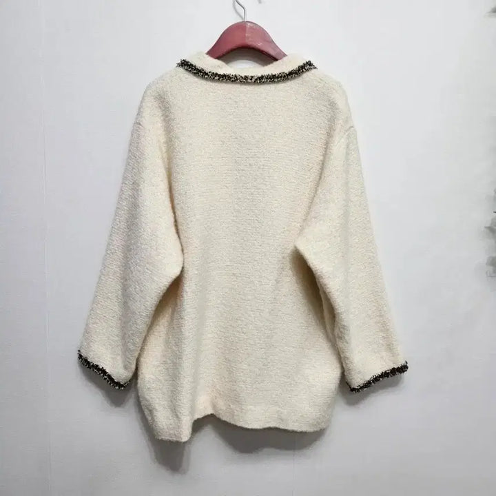[BUNJANG] Maje Tweed Cardigan Jacket (Ivory) / 마쥬 maje  트위드 가디건 자켓