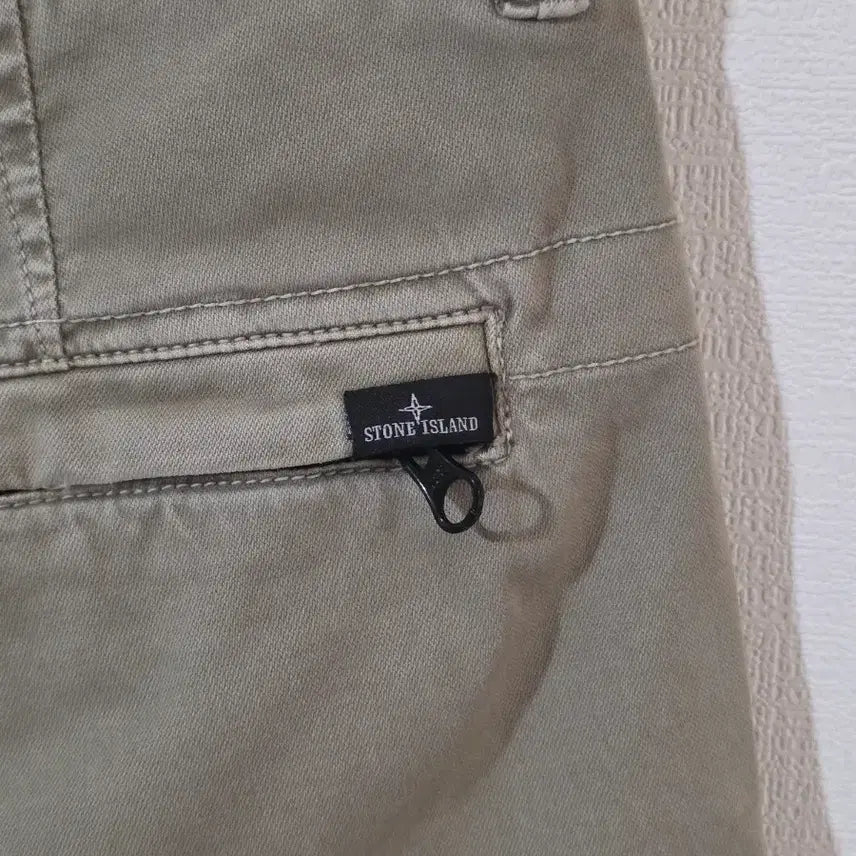 [BUNJANG] Stone Island Beige Cotton Pants / 정품 스톤아일랜드 베이지 면바지