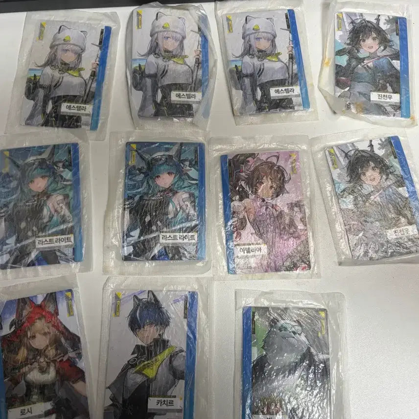 [BUNJANG] Arknights GS25 11-Piece Bundle Photocard Set / Gs25 명일방주 포토카드 11장 일괄
