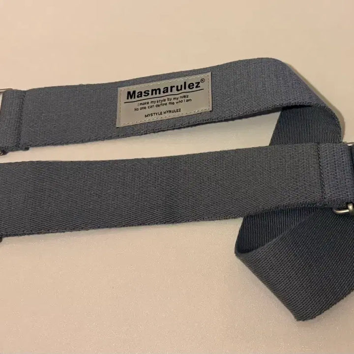 [BUNJANG] Masmarulz Shoulder Strap Gray / 마스마룰즈 숄더 스트랩 양도 판매