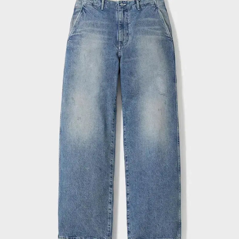 [BUNJANG] Pottery Wide Denim (Mid Blue, Mid Blue 2) / [3]포터리 와이드 데님 (미드블루, 미드블루2)