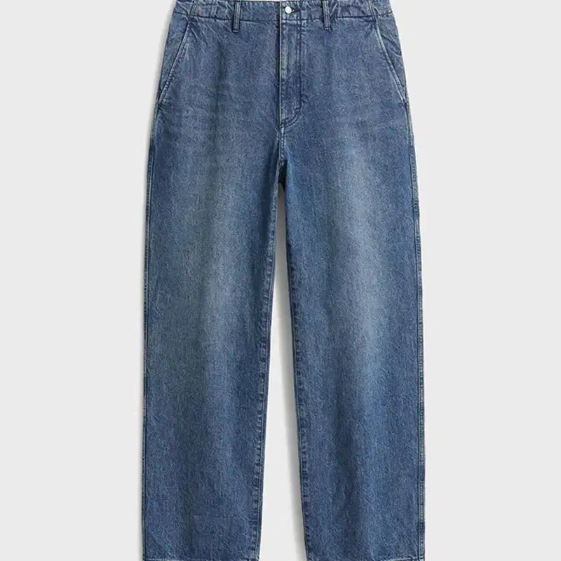 [BUNJANG] Pottery Wide Denim (Mid Blue, Mid Blue 2) / [3]포터리 와이드 데님 (미드블루, 미드블루2)