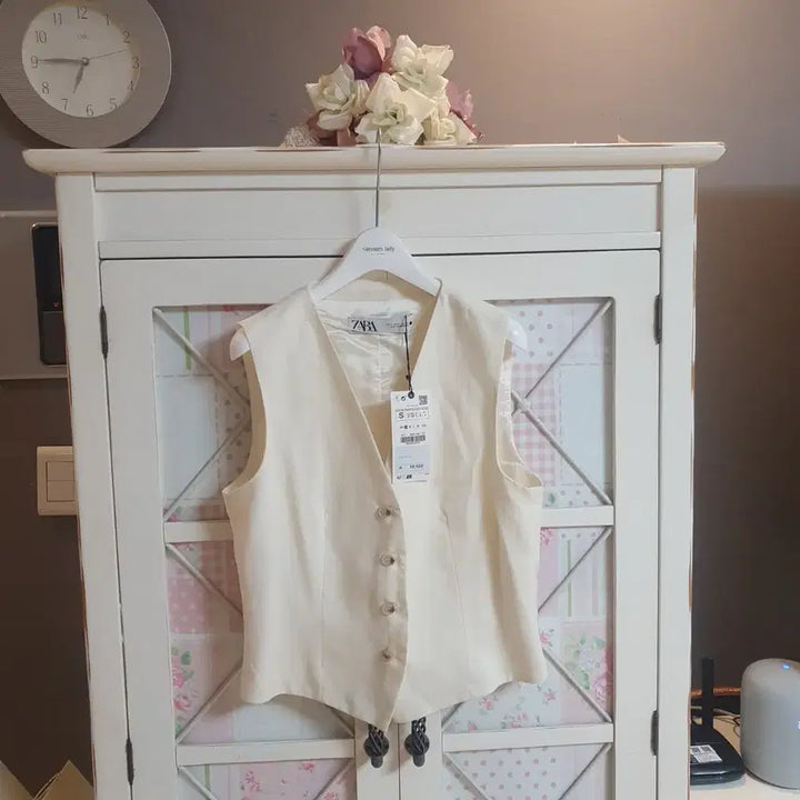 [BUNJANG] Zara Vest - Ivory / 자라 베스트/55~날씬66