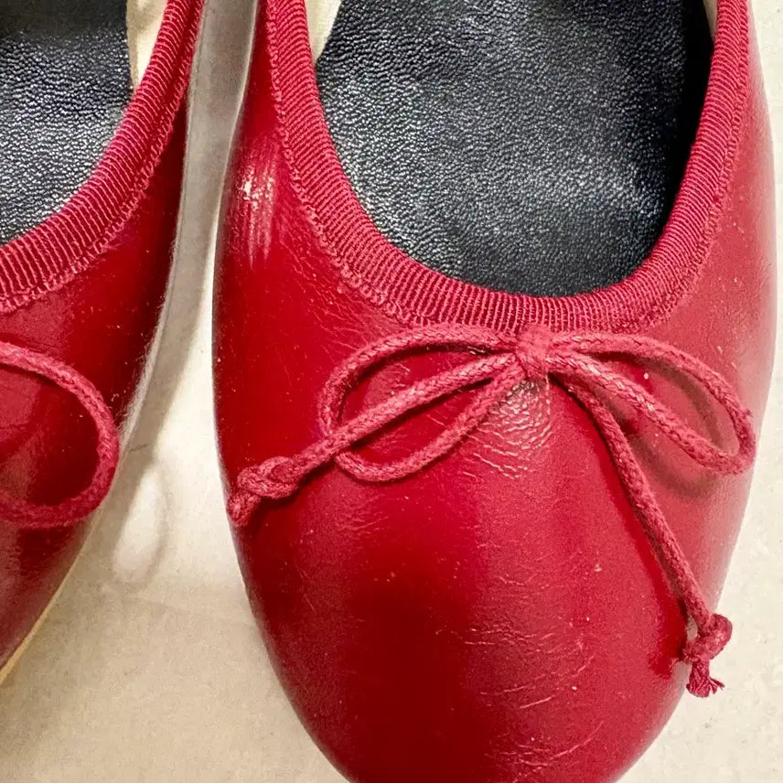 [BUNJANG] Mary Jane Flat Shoes Red (240) / 아베크 말랑 메리제인 플랫슈즈 레드 (240)