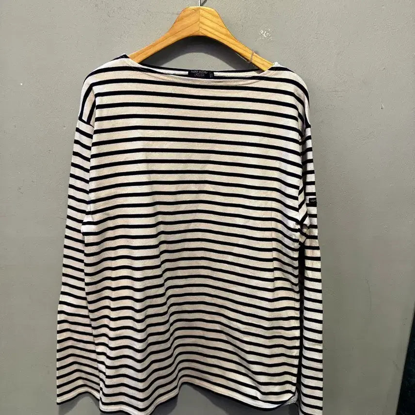 [BUNJANG] Saint James Stripe Sleeve T-Shirt / 세인트 제임스 스트라이프 슬리브