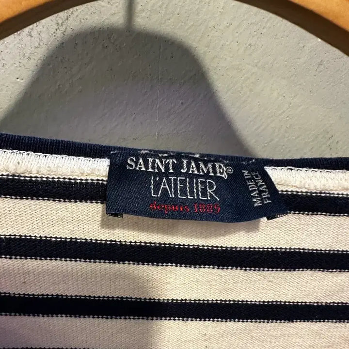[BUNJANG] Saint James Stripe Sleeve T-Shirt / 세인트 제임스 스트라이프 슬리브