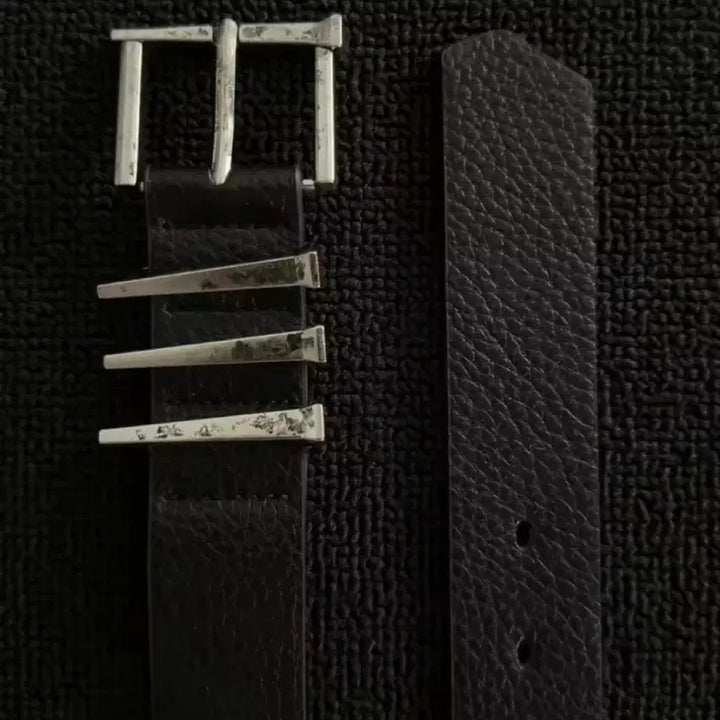 [BUNJANG] Multi Bar Buckle Belt / 멀티 바 버클 벨트