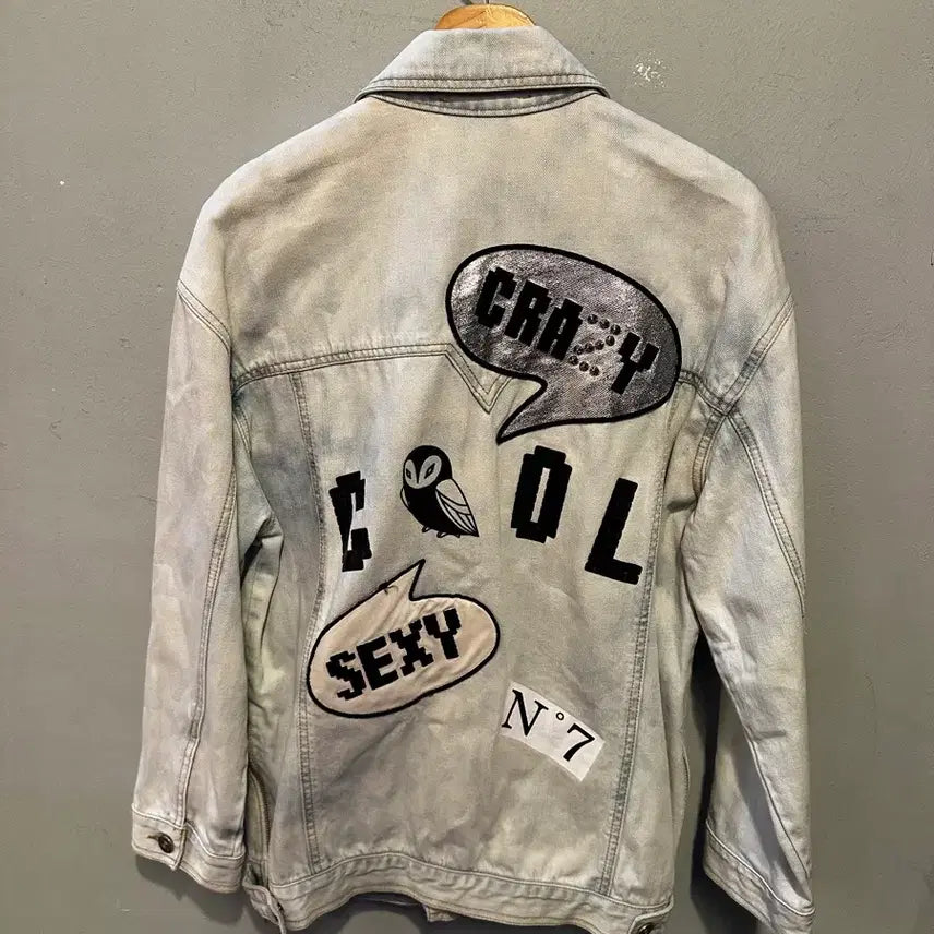 [BUNJANG] Lucky Chouette Genuine Denim Jacket / 럭키슈에뜨 정품 청자켓