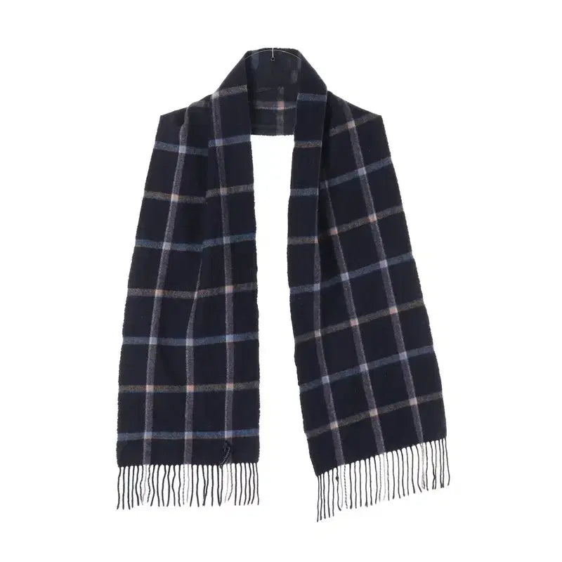 [BUNJANG] 100% Cashmere Plaid Muffler / [JPN] 캐시미어 100% 체크 머플러