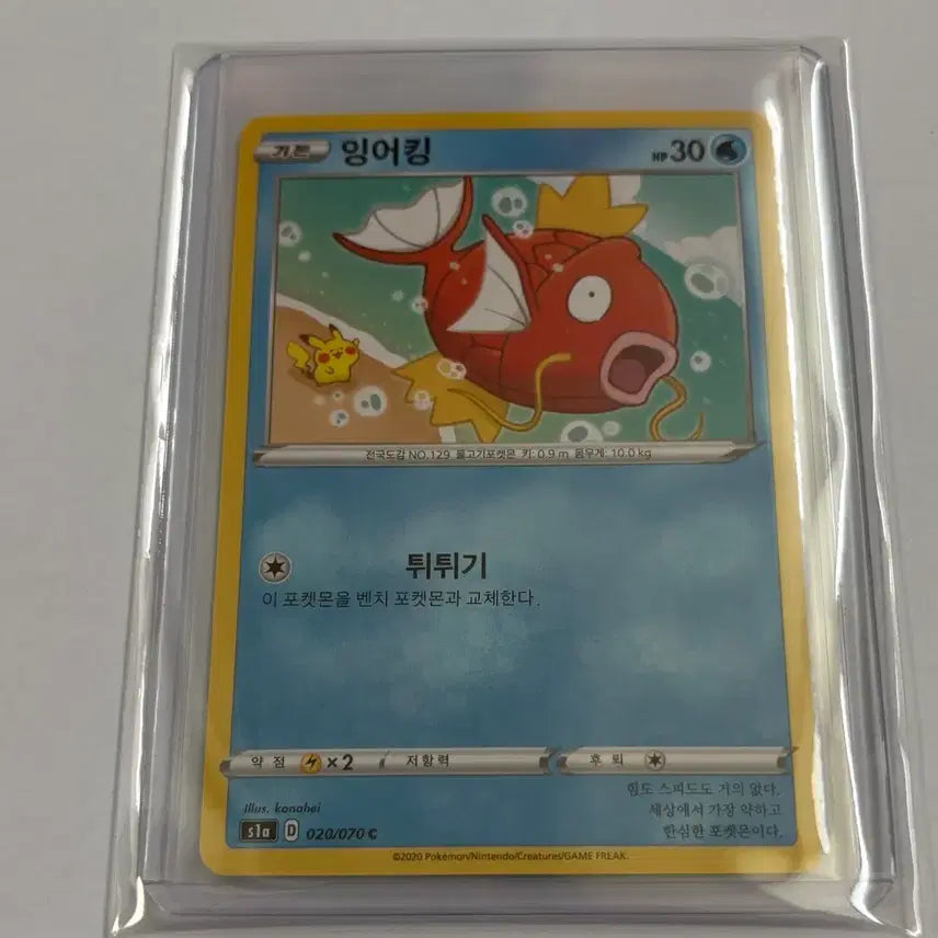 [BUNJANG] Pokemon Card Kanahei Magikarp / 포켓몬카드 카나헤이 잉어킹