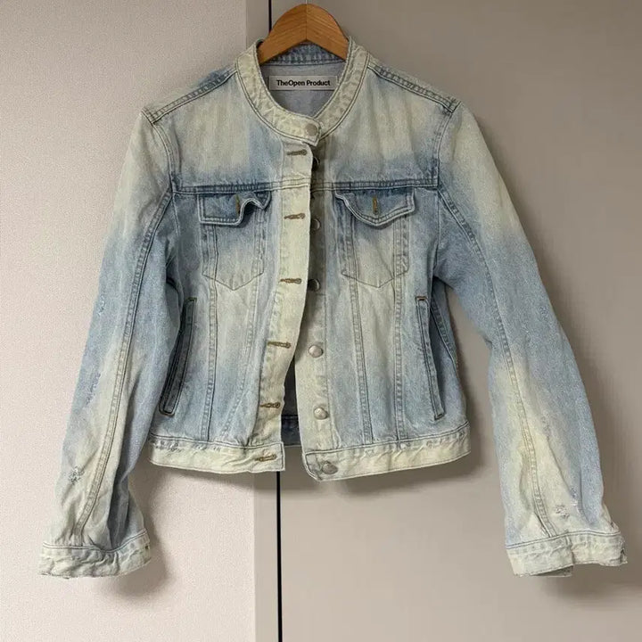 [BUNJANG] TheOpen Product Washed Denim Jacket Size 1 / 더오픈프로덕트 워싱 데님자켓 1